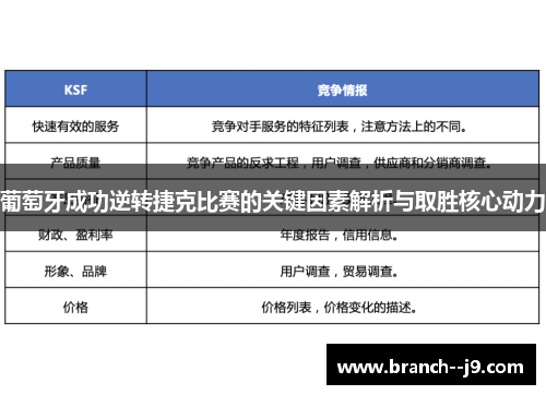 葡萄牙成功逆转捷克比赛的关键因素解析与取胜核心动力